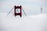 Golden Gate and Sutro Tower
