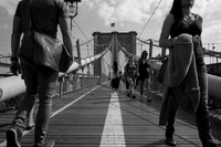 Brooklyn Bridge Walkers, New York