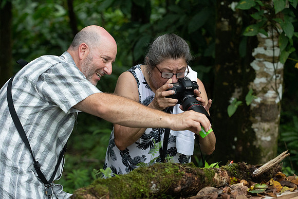 Me helping light frogs Glenn_Hermes